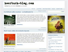 Tablet Screenshot of hoerbuch-blog.com